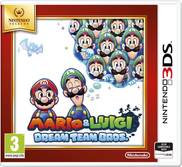 Mario & Luigi Dream Team Bros. Nintendo Selects 3DS – Nintendo Selects-emballage