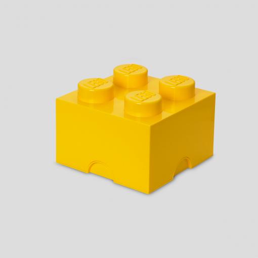 Room Copenhagen LEGO Storage Brick 4 yellow - RC40031732 Room Copenhagen