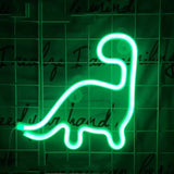 Geekd - Dino Neon Lampa
