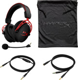HyperX Cloud Alpha Cabling Headset Svart Röd
