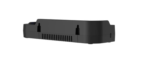 Sort Oniverse-multifunktionsstander til Nintendo Switch 2 – set bagfra med ventilationsåbninger