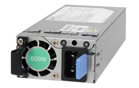 NETGEAR APS600W modulær strømforsyning med 600 W-mærkat og blæser
