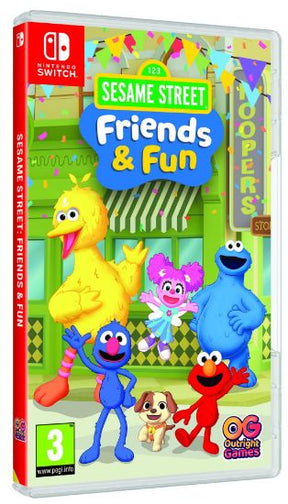 Sesame Street: Friends and Fun – Nintendo Switch – spilomslag