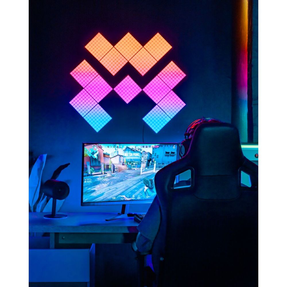 Twinkly Squares 3-pack Light Panel Expansionspaket RGB - 16x16 Cm 64LED