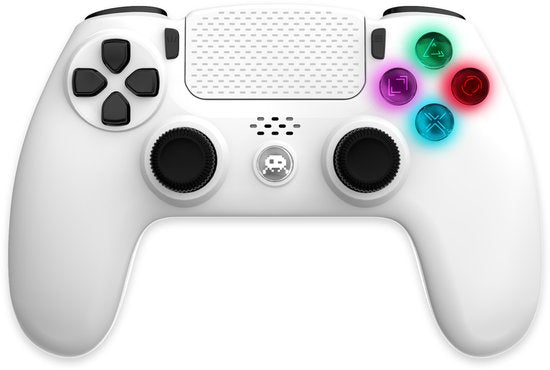 Freaks and Geeks trådløs PS4-controller – hvid