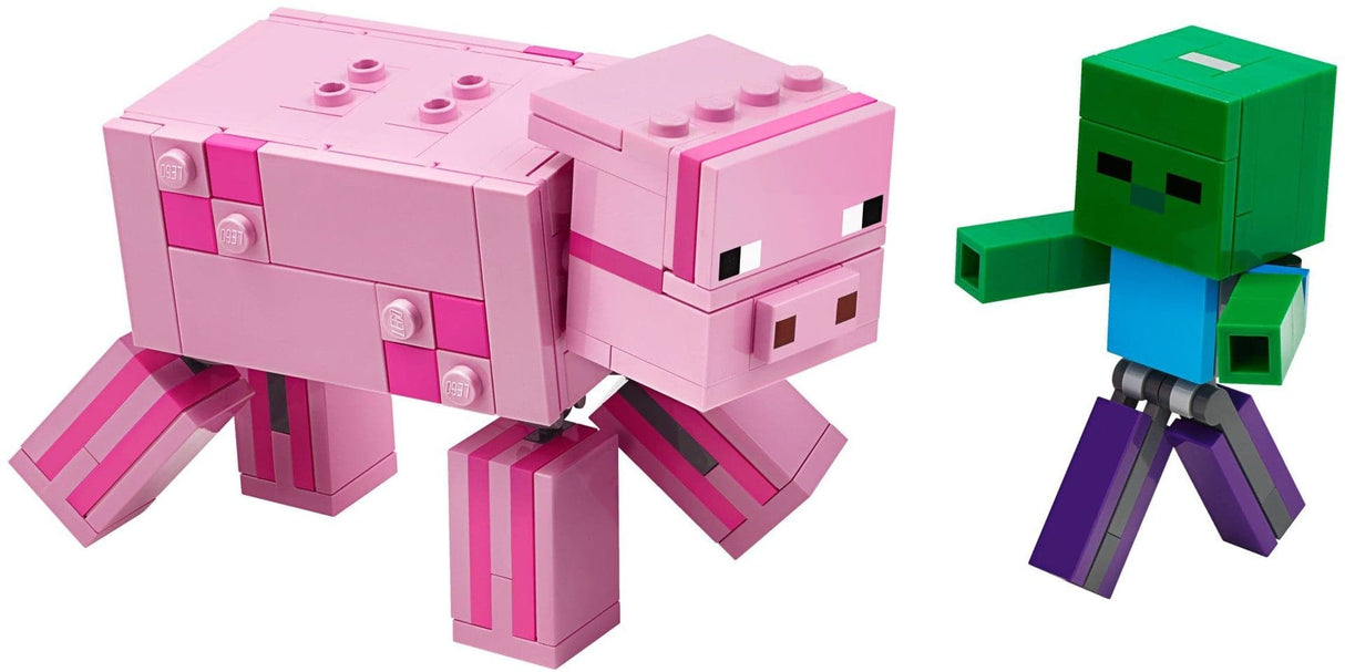LEGO Minecraft - Stor Grisfigur Med Zombiebebis (21157)