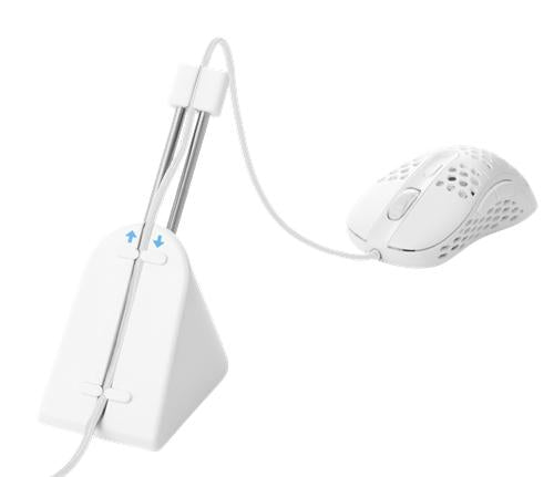 WA85 Mouse Bungee Förlängbar Arm Passar Alla Trådbundna Möss Vita