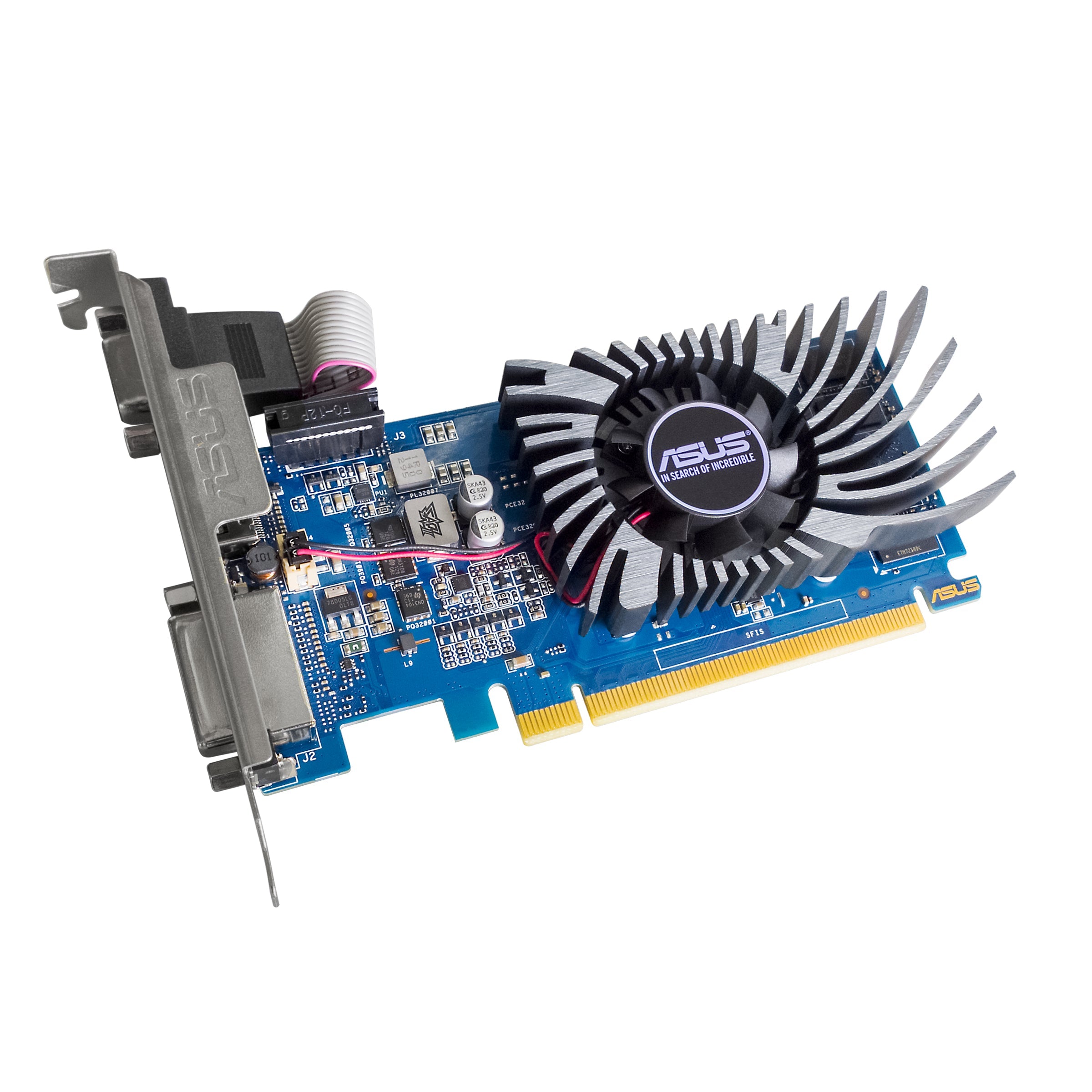 ASUS GeForce GT 730 2GB (med Lågprofilfäste) (GT730-2GD3-BRK-EVO)
