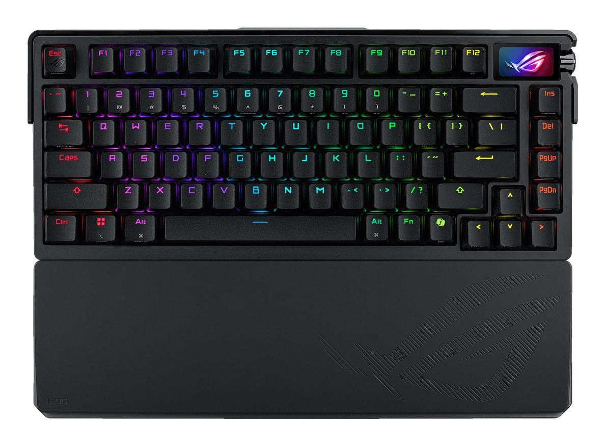 ASUS ROG AZOTH EXTREME 75% Wireless DIY Custom Gaming Keyboard, OLED display