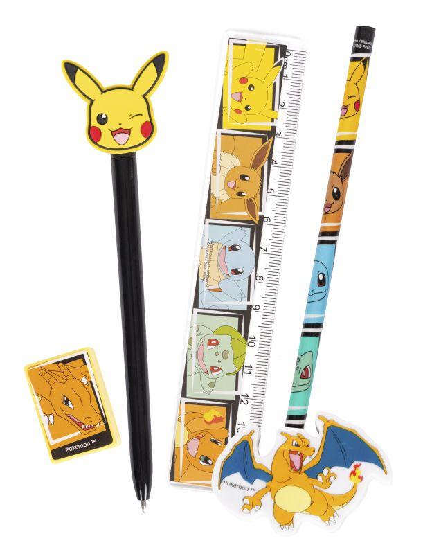 Pokémon - Stationery set 5 pieces Pokémon