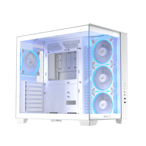 ASUS A32 Plus TG ARGB White – set skråt forfra (vinkel 2)