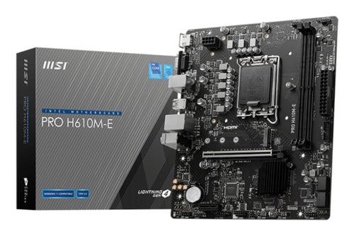 MSI PRO H610M-E – LGA1700 bundkort