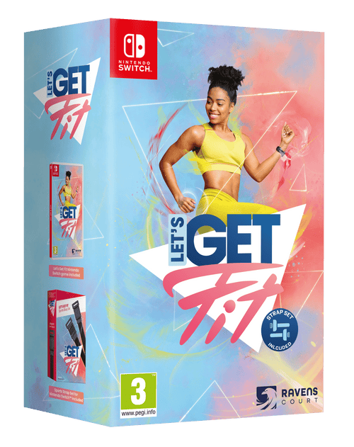 Let's Get Fit – med Joy-Con-stropper – Nintendo Switch