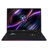 MSI Raider 18 Max HX A2WJ-1425FRY – skærm og tastatur set forfra