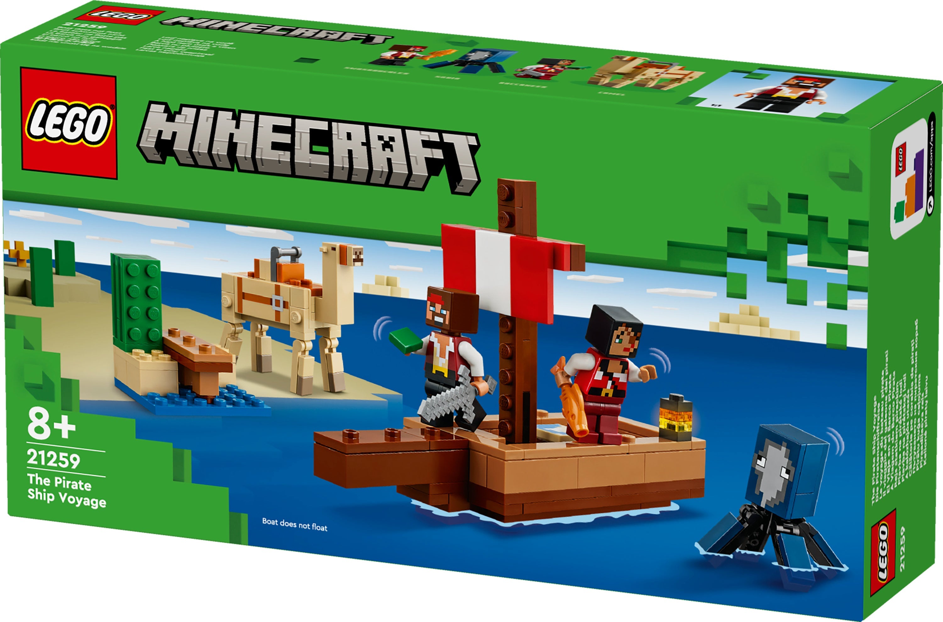 LEGO Minecraft - The Pirate Ship Voyage (21259)