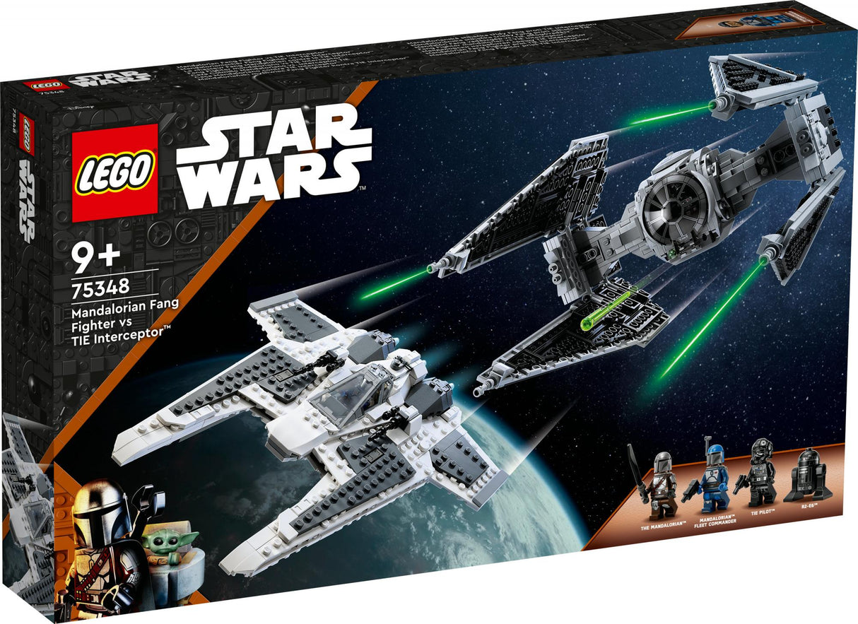 LEGO Star Wars - Mandalorian Fang Fighter Vs. TIE Interceptor (75348)