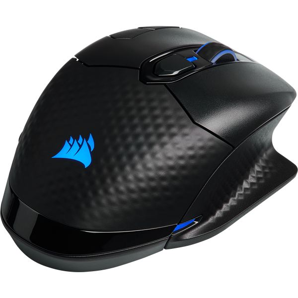 CORSAIR Gaming DARK CORE RGB PRO SE Optisk Trådlös Kabel Svart