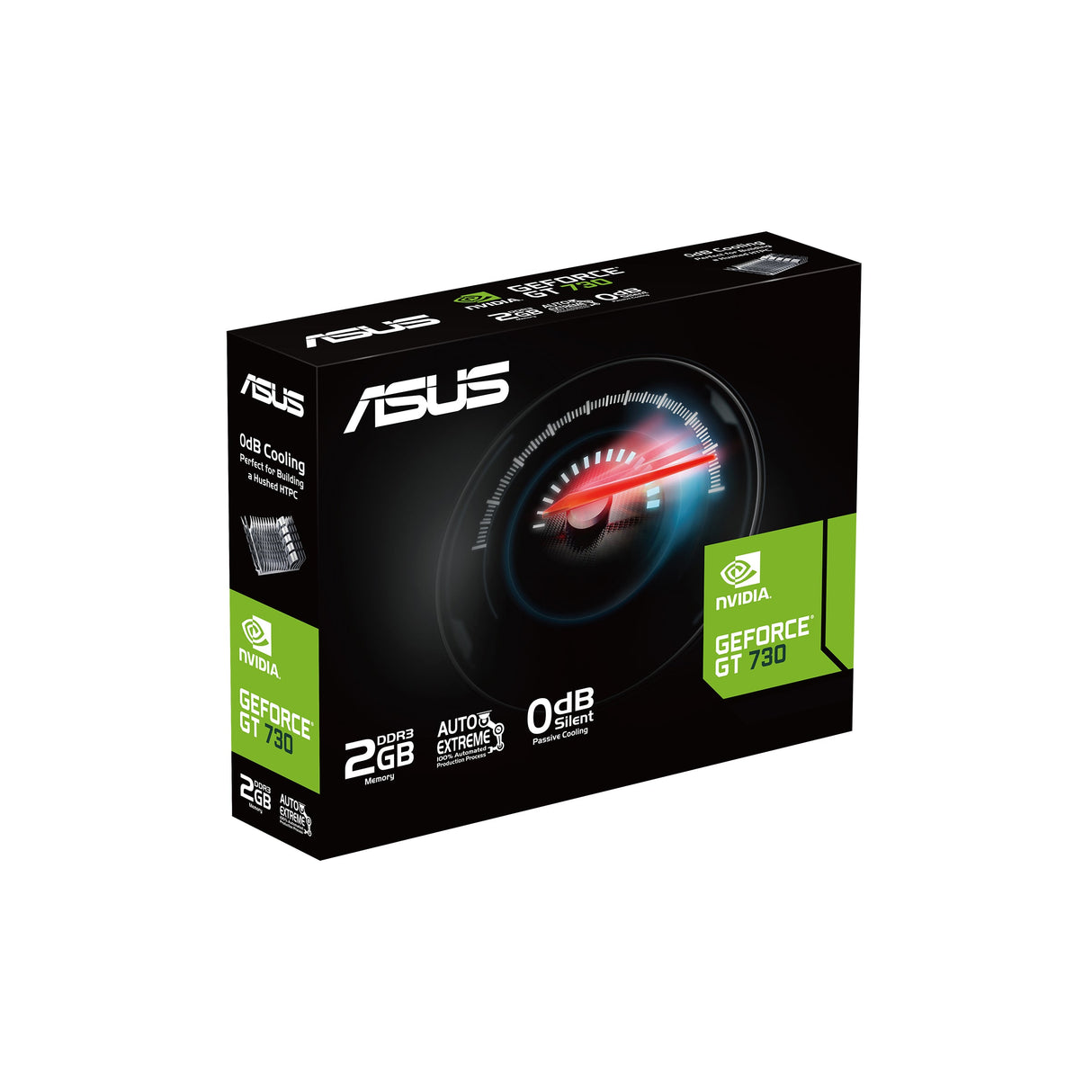 ASUS GeForce GT 730 2GB GDDR3 Silent EVO (med Lockprofilfäste) (GT730-SL-2GD3-BRK-EVO)