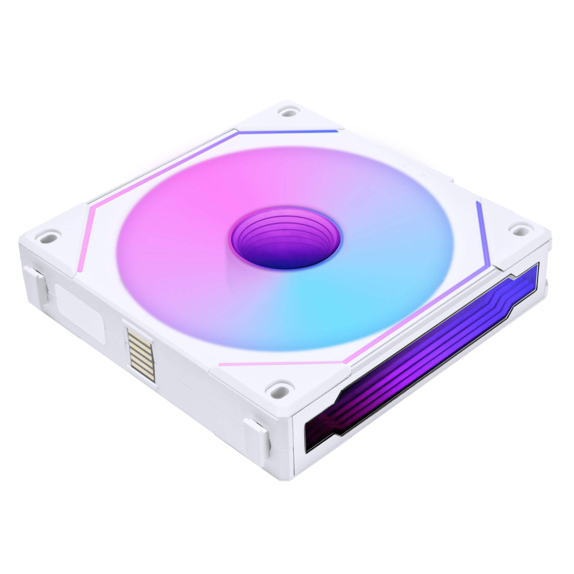 Lian li UNI FAN SL INF Vit fläkt - 120mm infinity RGB, PWM