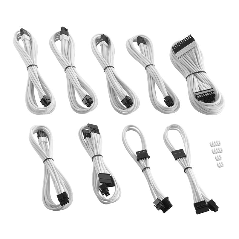 CableMod PRO ModMesh C-Series RMi RMx Kabelsats - Vit