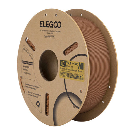 Elegoo PLA Wood filament – Indian Oak, 1 kg