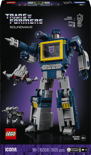 LEGO 10358 Icons Transformers: Soundwave Lego