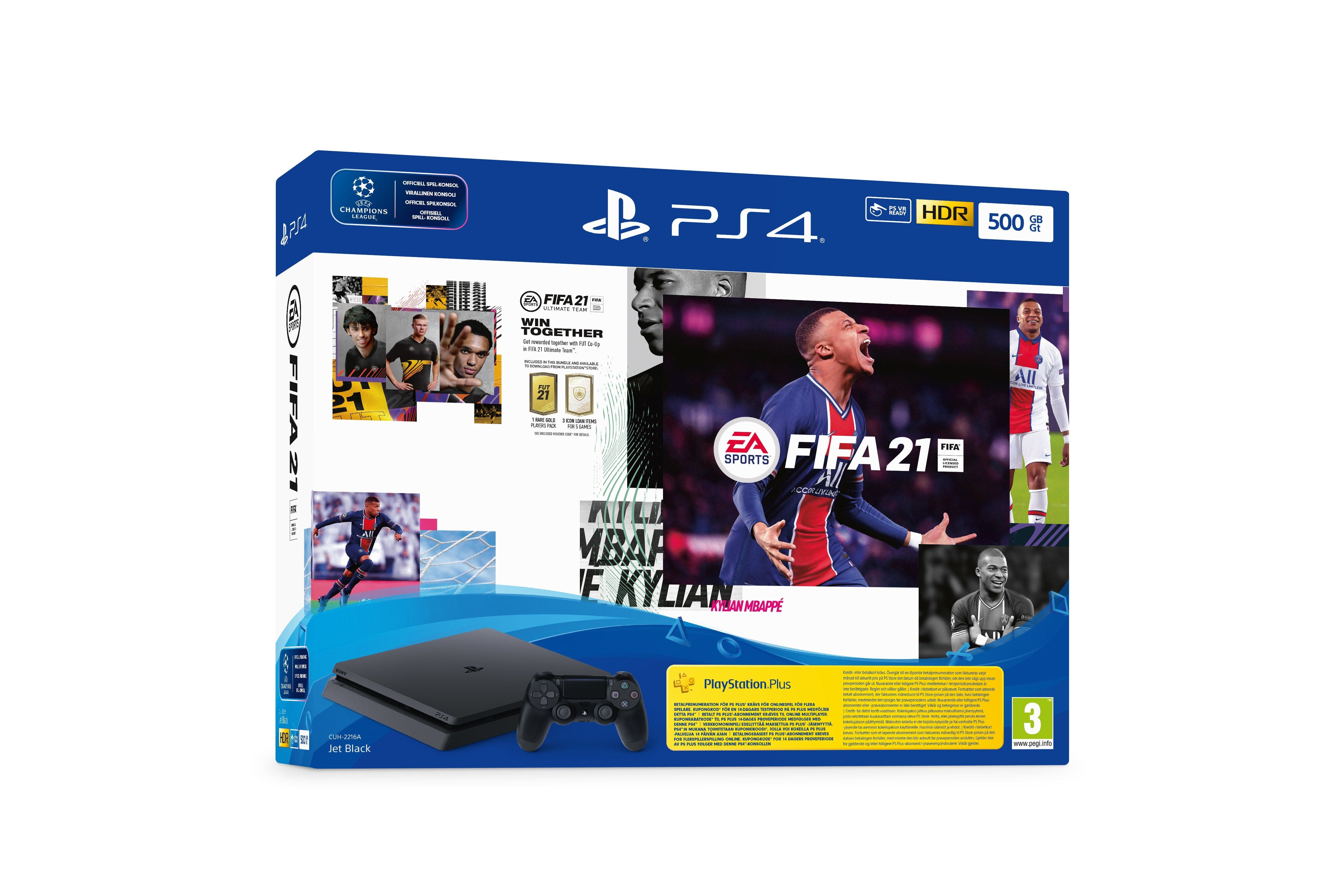 Playstation 4 500GB (FIFA 21-paket) /PS4