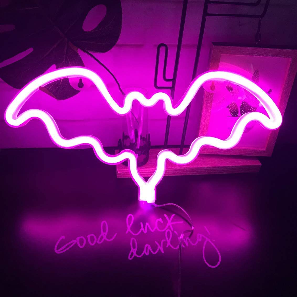 Geekd - Bat Neon Lampa