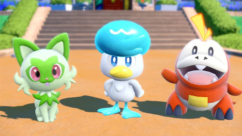 Pokémon Scarlet – de tre starter-Pokémon