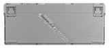 ASUS ROG AZOTH MOONLIGHT WHITE 75% Wireless DIY Custom RGB Gaming Keyboard, NX Red Switches, OLED Display, PBT