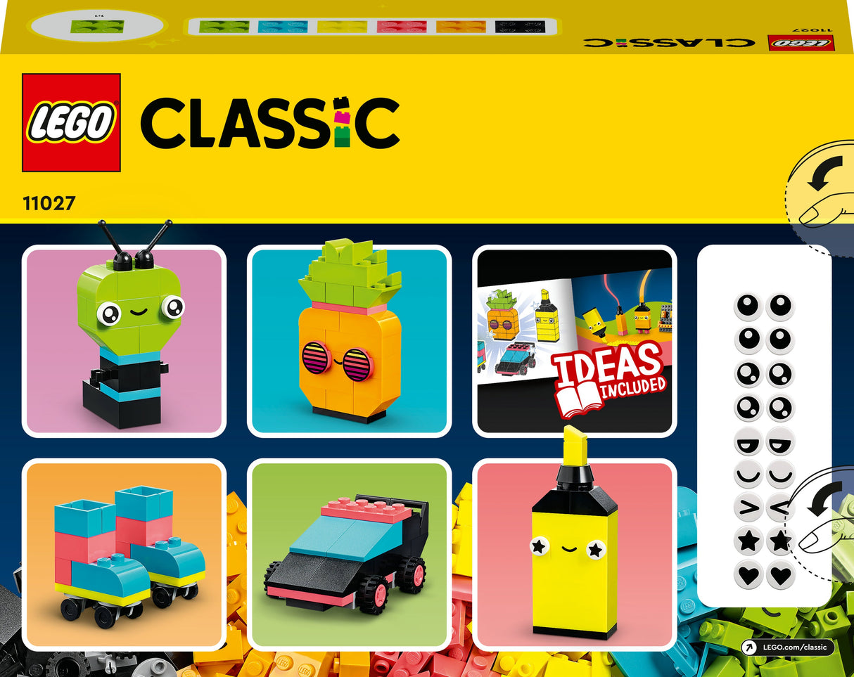 LEGO 11027 Classic Neon Creative Building Kit Byggleksak
