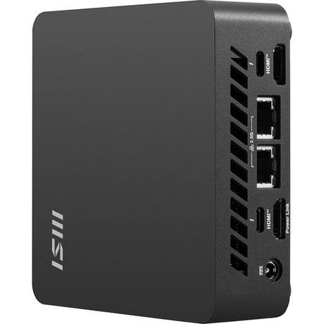 MSI Cubi NUC AI 1UMG-007EU – lodret placering bagfra