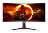 AOC CU34G2XP/BK 34" 3440x1440/21:9/1ms HDMI, DisplayPort, USB, Audio out AOC
