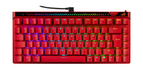 ASUS ROG Falchion Ace 75 HE – taster og arbejdsflade set ovenfra