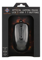 Deltaco - DM110 Gaming Mus - 7 Knappar - LED - Svart
