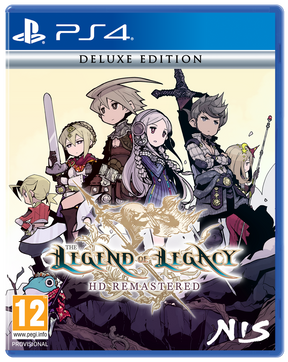 The Legend of Legacy HD Remastered (Deluxe Edition) – PlayStation 4 – spilomslag