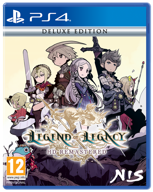 The Legend of Legacy HD Remastered (Deluxe Edition) – PlayStation 4 – spilomslag