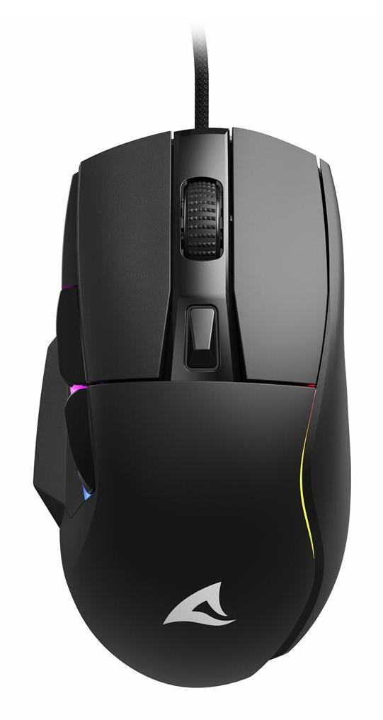 Sharkoon SKILLER SGM35 gamingmus – sort, 6.400 DPI, USB