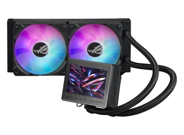 ASUS ROG RYUJIN III 240 ARGB AiO Liquid Cooler w. 3.5" LCD, 2x120mm ROG ARGB Magnetic Daisy-chainable Fans 2200 RPM PWM