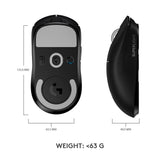 Logitech - PRO X SUPERLIGHT Trådlös Spelmus - Svart