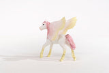 Schleich Pegasus-føl 70721 på hvid baggrund