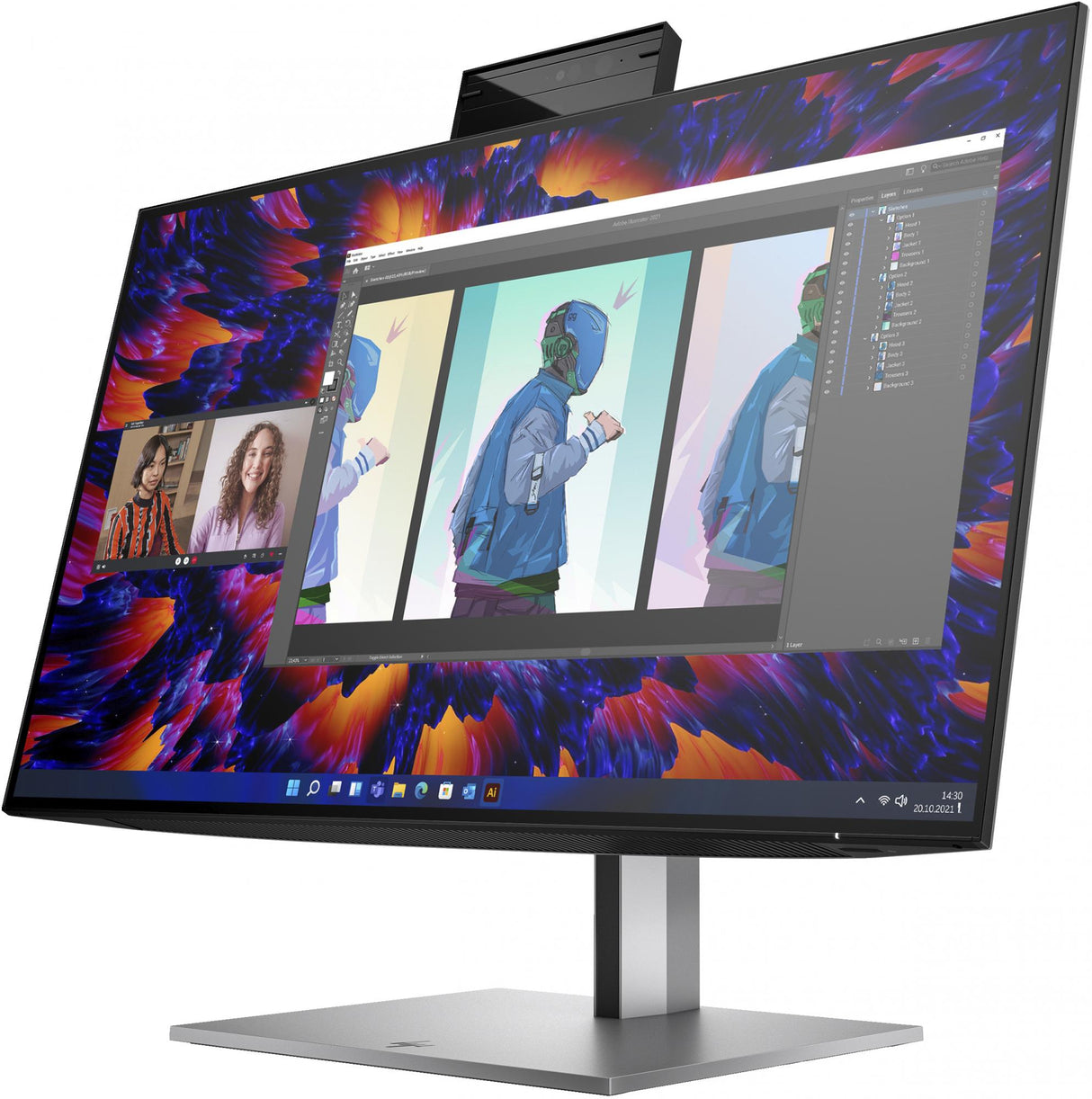 HP Z24m G3 23.8 2560 X 1440 (2K) HDMI DisplayPort USB-C 90Hz Dockningsskärm