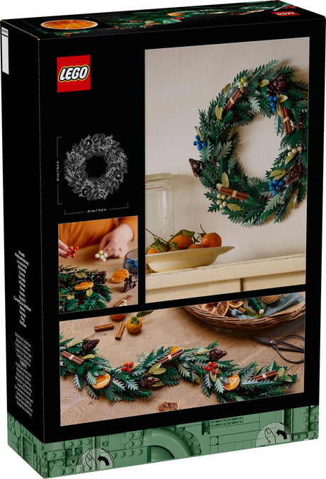 LEGO 10340 Icons Christmas Wreath LEGO
