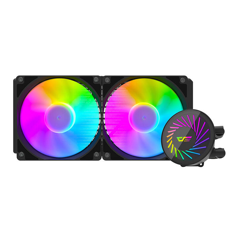 Darkflash DCS240 CPU Flytande Kylning (svart)