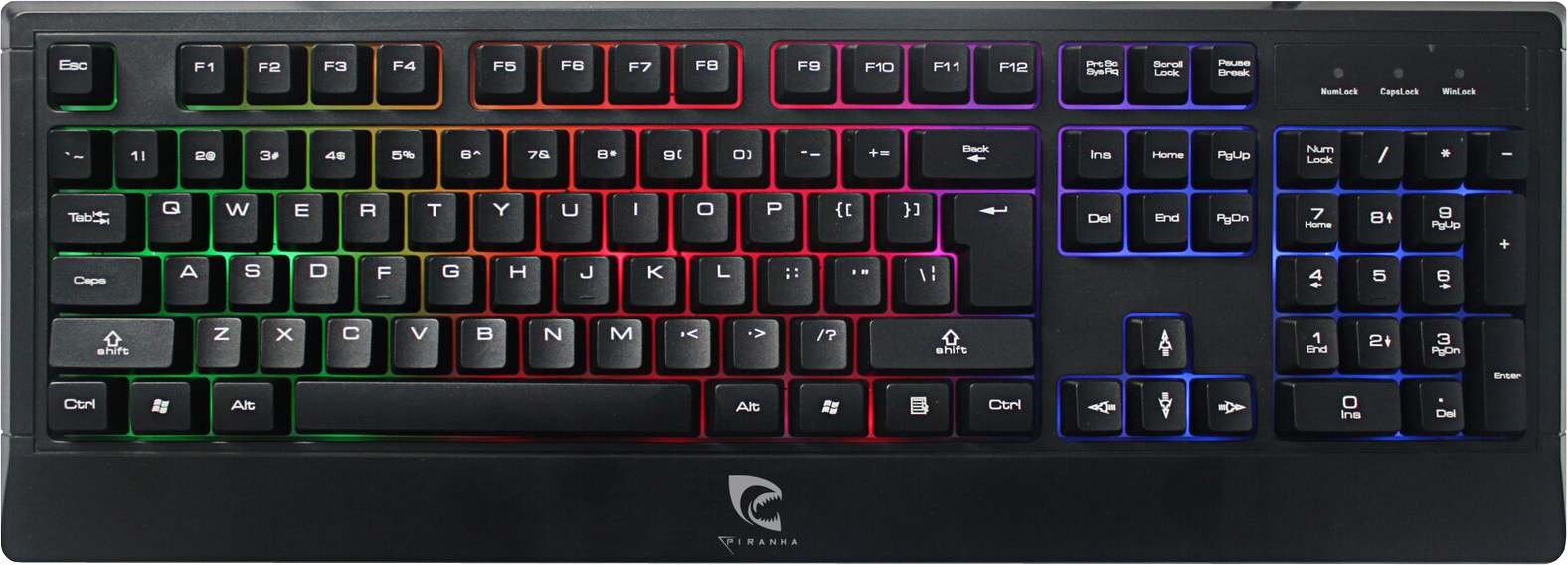 Piranha Gaming Keyboard K20 Gaming-tangentbord