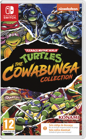 TMNT: The Cowabunga Collection – Switch – Downloadkode i boks – spilcover