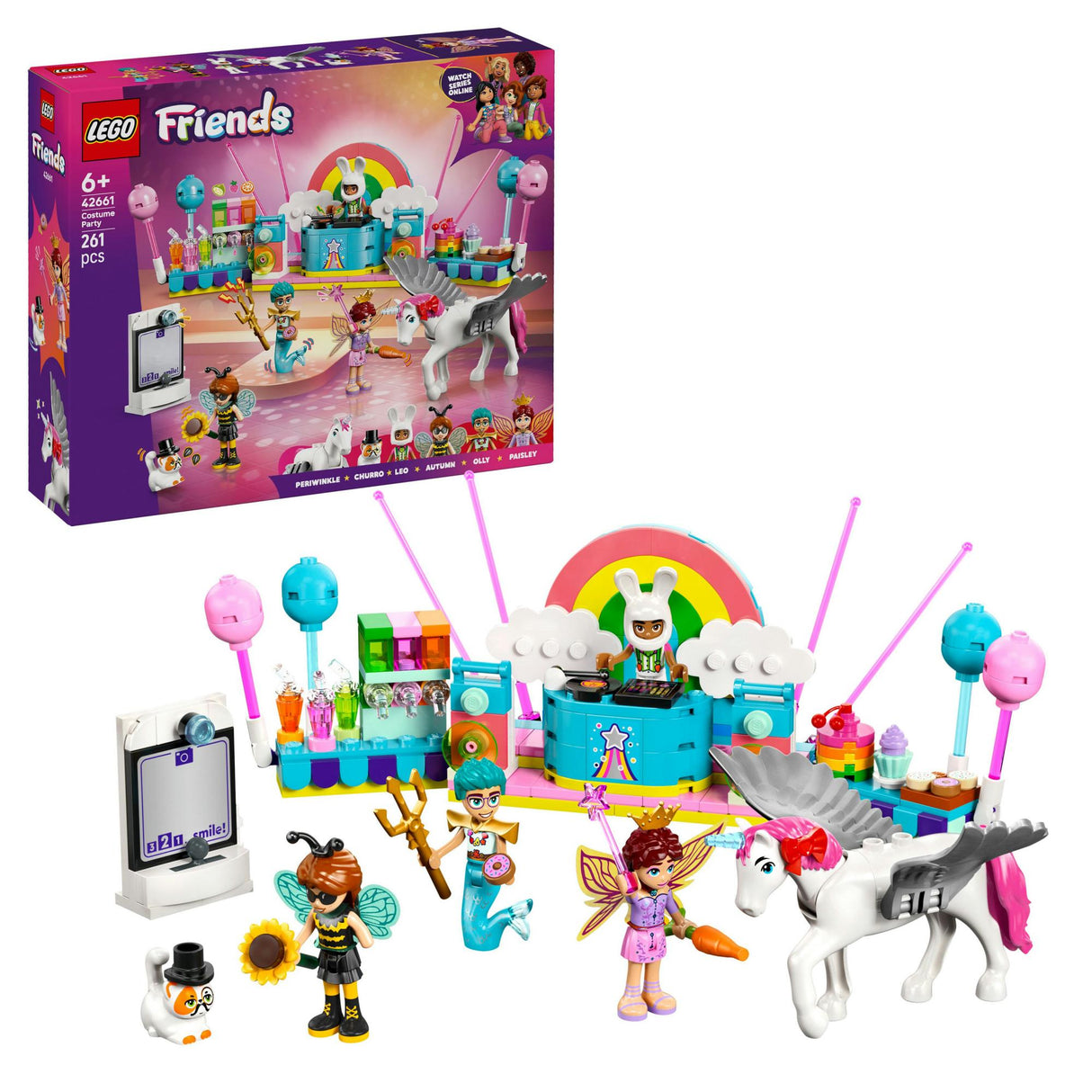 LEGO 42661 Friends Unicorn and Fairy Costume Party LEGO