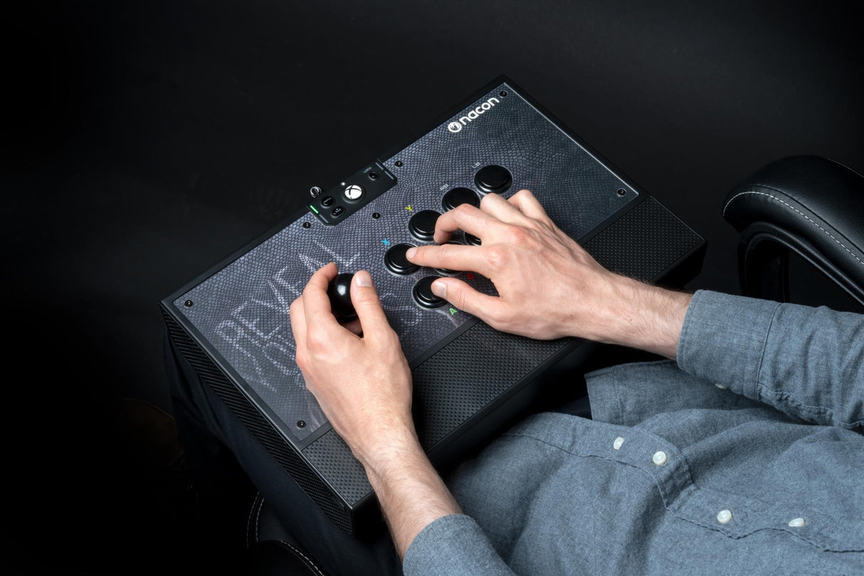 NACON DAIJA Arcade Stick Sort USB speciel PC, Xbox One, Xbox Series S, Xbox Series X