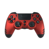 Steelplay MetalTech – rød trådløs controller til PS4 og PC – forside