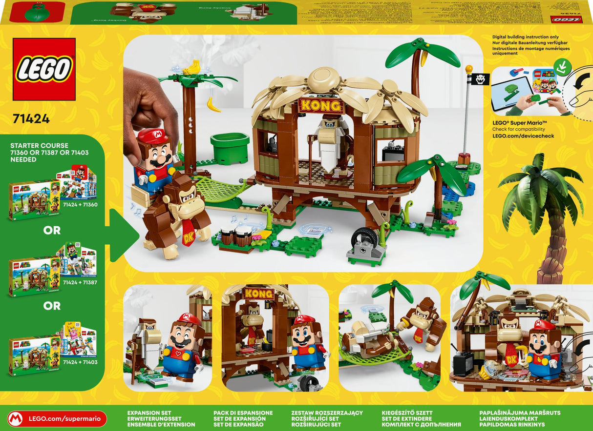 LEGO Super Mario - Donkey Kong&#039;s Tree House Expansion Set (71424)